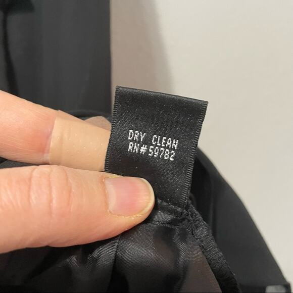 Adrianna Papell Black Ruffled Layered Mini Formal Dress Womens XS Cocktail Party - Picture 4 of 6